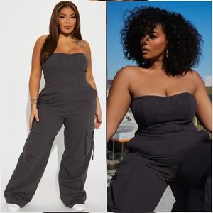 🆕 Plus Size Baggy black jumpsuit